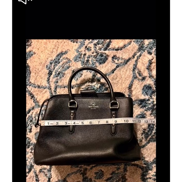 Kate Spade Black Hand Bag with Adjustable/Removable Straps for Crossbody - Picture 10 of 10